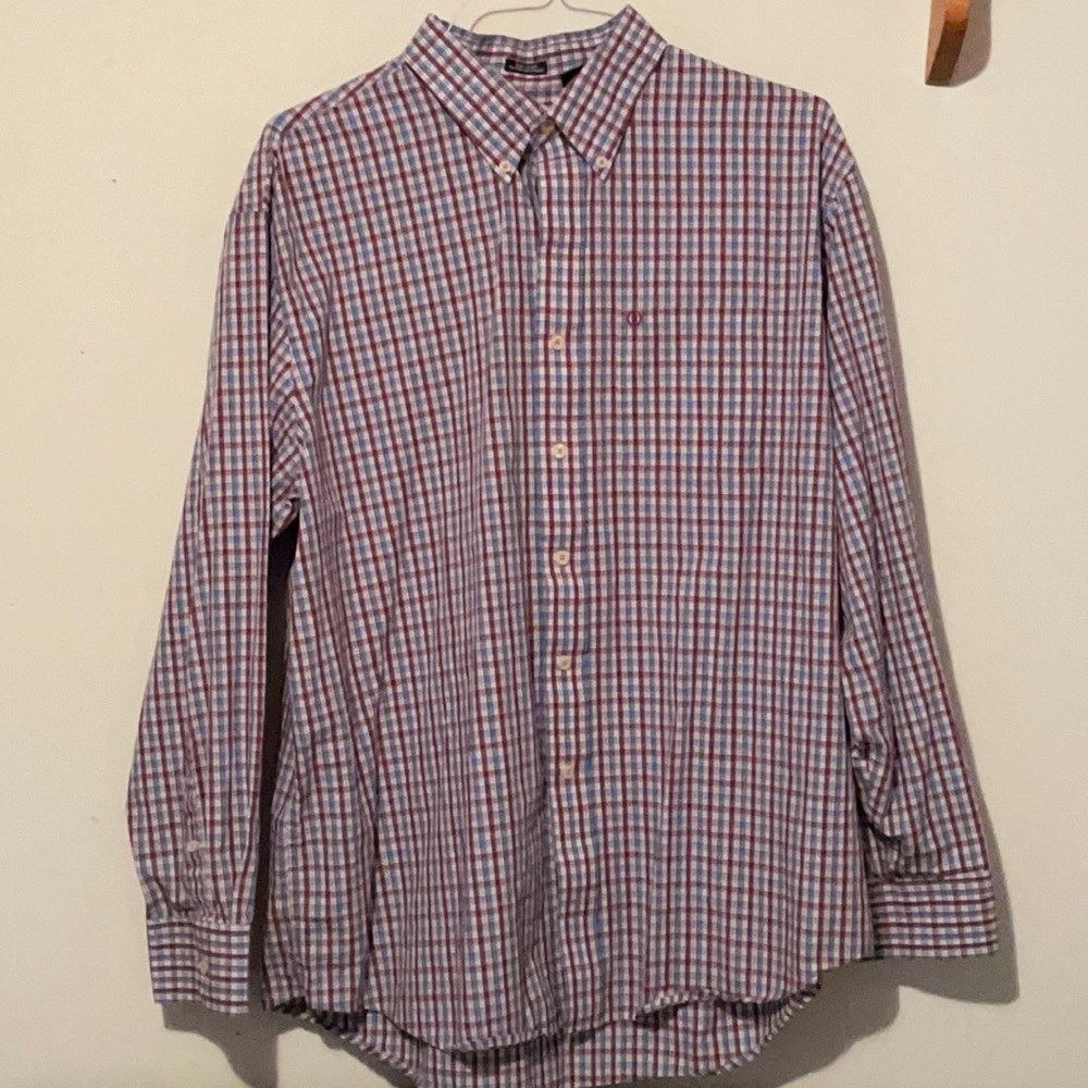 Izod. Button down dress shirt. XL